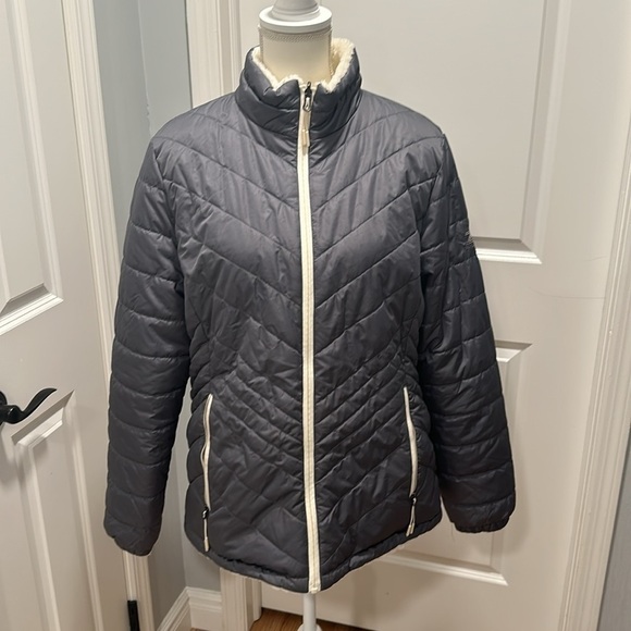 Jackets & Blazers - Large reversible jacket super fuzzy